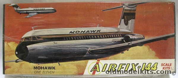 Airfix 1/144 BAC -111 Mohawk Airlines (BAC 111) Craftmaster Issue, 1-88 plastic model kit